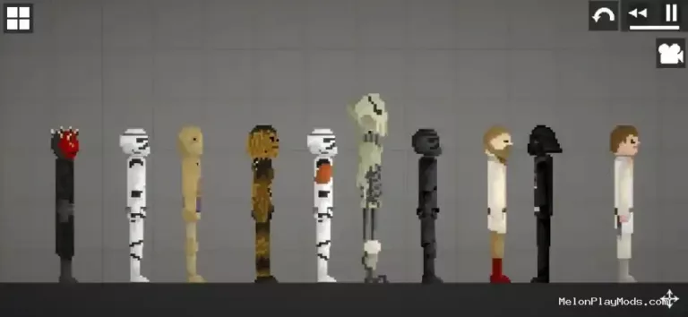 Star Wars characters Mod for Melon playground