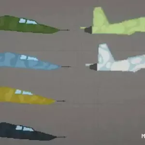 Multiple colors Su-34 Mod for Melon playground