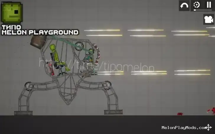 Combat robot(the_foxAn_mp) Mod for Melon playground