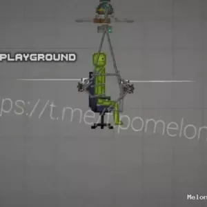 Mini helicopter(the_foxAn_mp) Mod for Melon playground