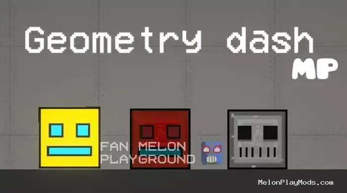 Cube from Geometry Dash(Tegor) Mod for Melon playground