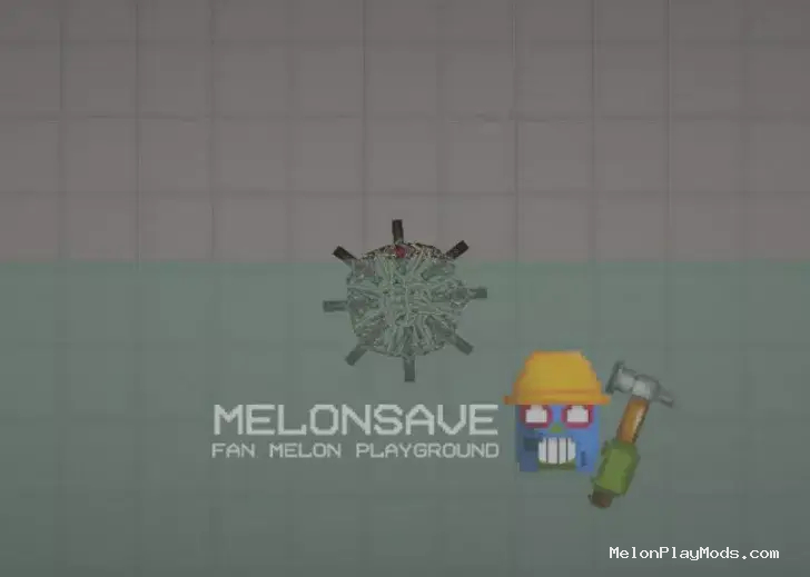 Electromagnetic pulse gun Mod for Melon playground