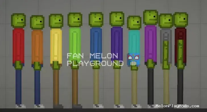 Pak on melons in clothes Mod for Melon playground