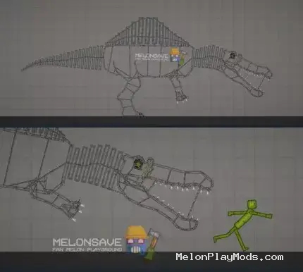 Spinosaurus JP3 Mod for Melon playground