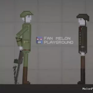 Soviet soldier(NPC) Mod for Melon playground