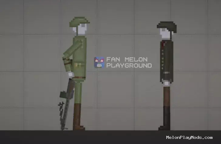 Soviet soldier(NPC) Mod for Melon playground