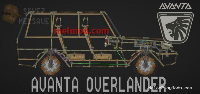 Avanta Overlander Mod for Melon playground