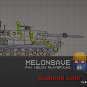 Tank M1A2 ABRAMS Mod for Melon playground