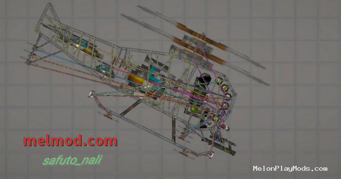 Military helicopter Tadpole Mod for Melon playground