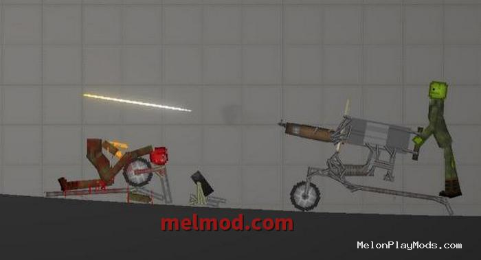 Machine gun Maxim Mod for Melon playground