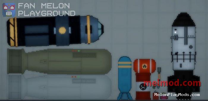Explosives from People Playground Mod for Melon playground