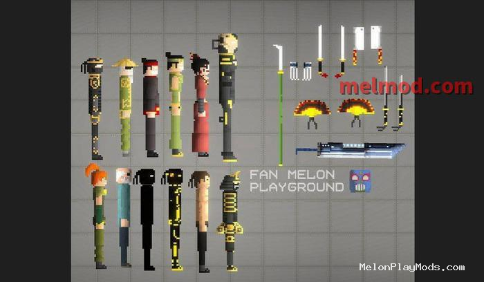 NPS pack Shadow fight 2 Mod for Melon playground