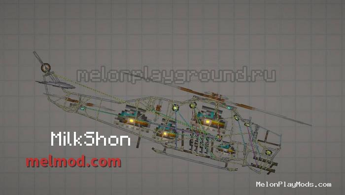 Helicopter Kargabob Mod for Melon playground