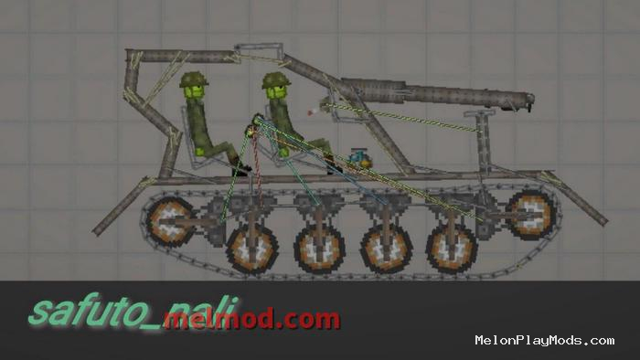 Heavy tank Crocodile Mod for Melon playground