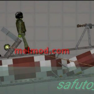 Military boat Mod for Melon playground