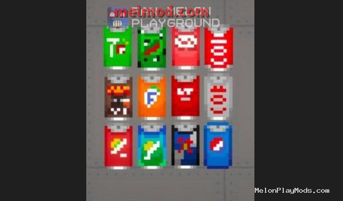 Soda in cans Mod for Melon playground
