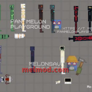 Biodroid biorobots Mod for Melon playground