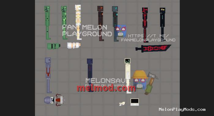 Biodroid biorobots Mod for Melon playground