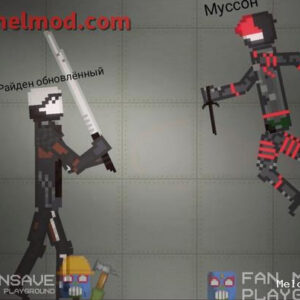 Characters in Metal Gear Rising Revengeance Mod for Melon playground