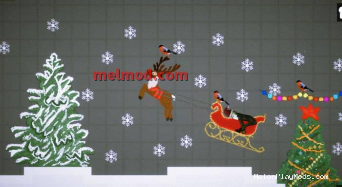 Winter pack (New Year's) Mod for Melon playground