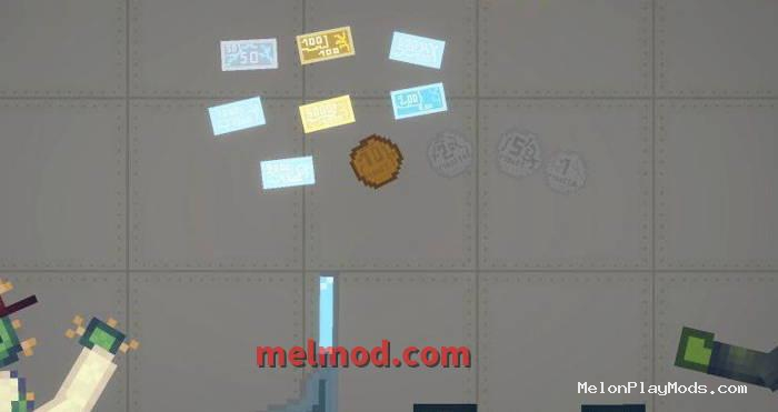 Paper money and coins Mod for Melon playground