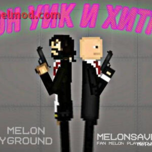 Hitman and John Wick Mod for Melon playground