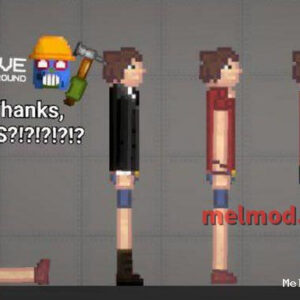 man in clothes Mod for Melon playground