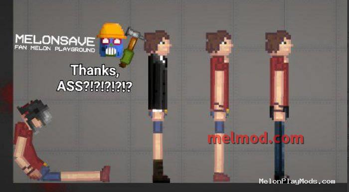 man in clothes Mod for Melon playground