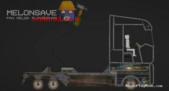 Semitrailer tractor Mod for Melon playground