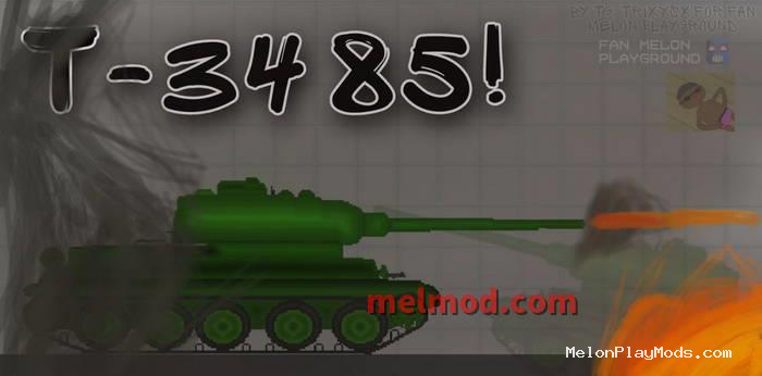 T 34-85 Mod for Melon playground
