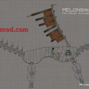 Mechanical dragon Mod for Melon playground