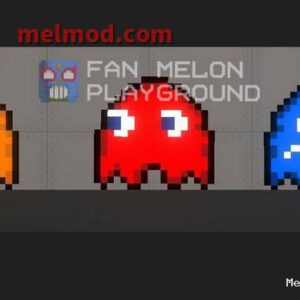 Mod on the theme of the game Pack Man Mod for Melon playground