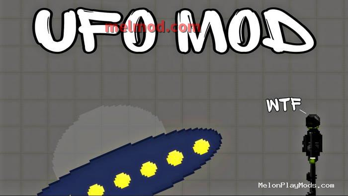 UFO flying saucer Mod for Melon playground