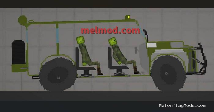 GAZ Tiger constructor Mod for Melon playground