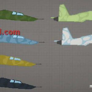 Su-34 in different camouflages Mod for Melon playground
