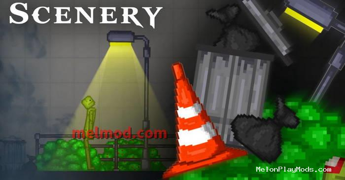 Scenery scenery pack Mod for Melon playground
