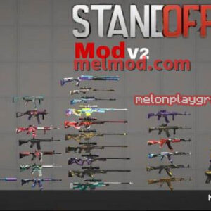 Pack of firearms from Standoff 2 Mod for Melon playground