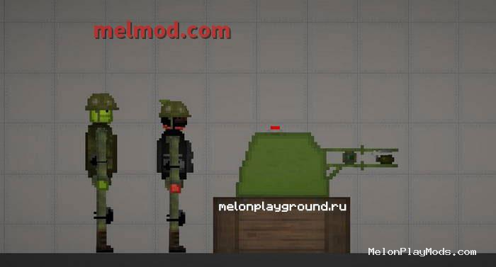 cannon turret Mod for Melon playground