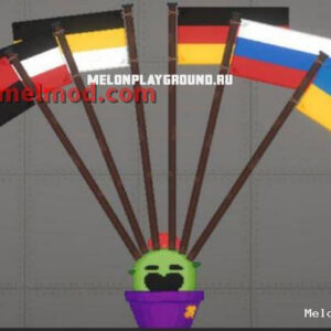 Russian, German and Ukrainian flags Mod for Melon playground