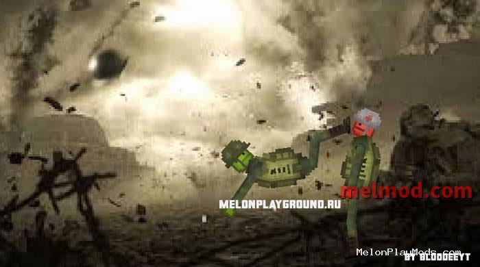 military backgrounds Mod for Melon playground