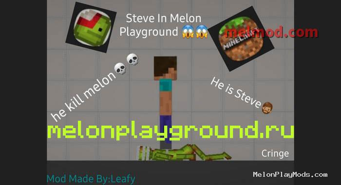 Mob Steve from Minecraft Mod for Melon playground