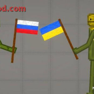 Russian and Ukrainian flags Mod for Melon playground