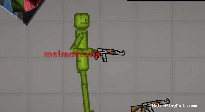 AK 47 assault rifle Mod for Melon playground