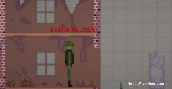 Military themed items Mod for Melon playground