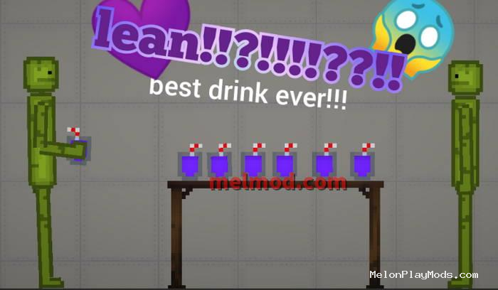 Lean Drink a cocktail with a straw Mod for Melon playground