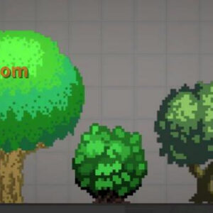 Trees and bush Mod for Melon playground