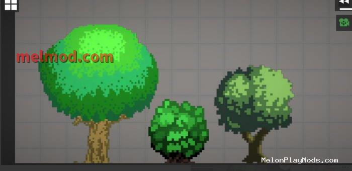 Trees and bush Mod for Melon playground