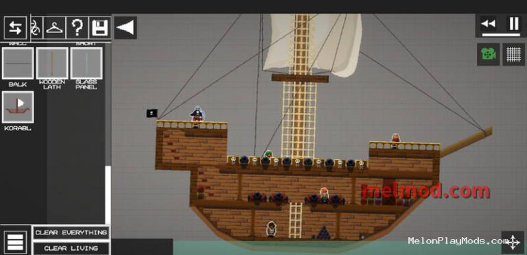 Pirate ship Mod for Melon playground