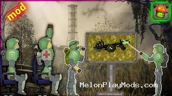 radioactive gun Mod for Melon playground