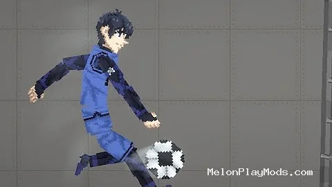 Blue Lock soccer Isagi Yoichi Mod for Melon playground
